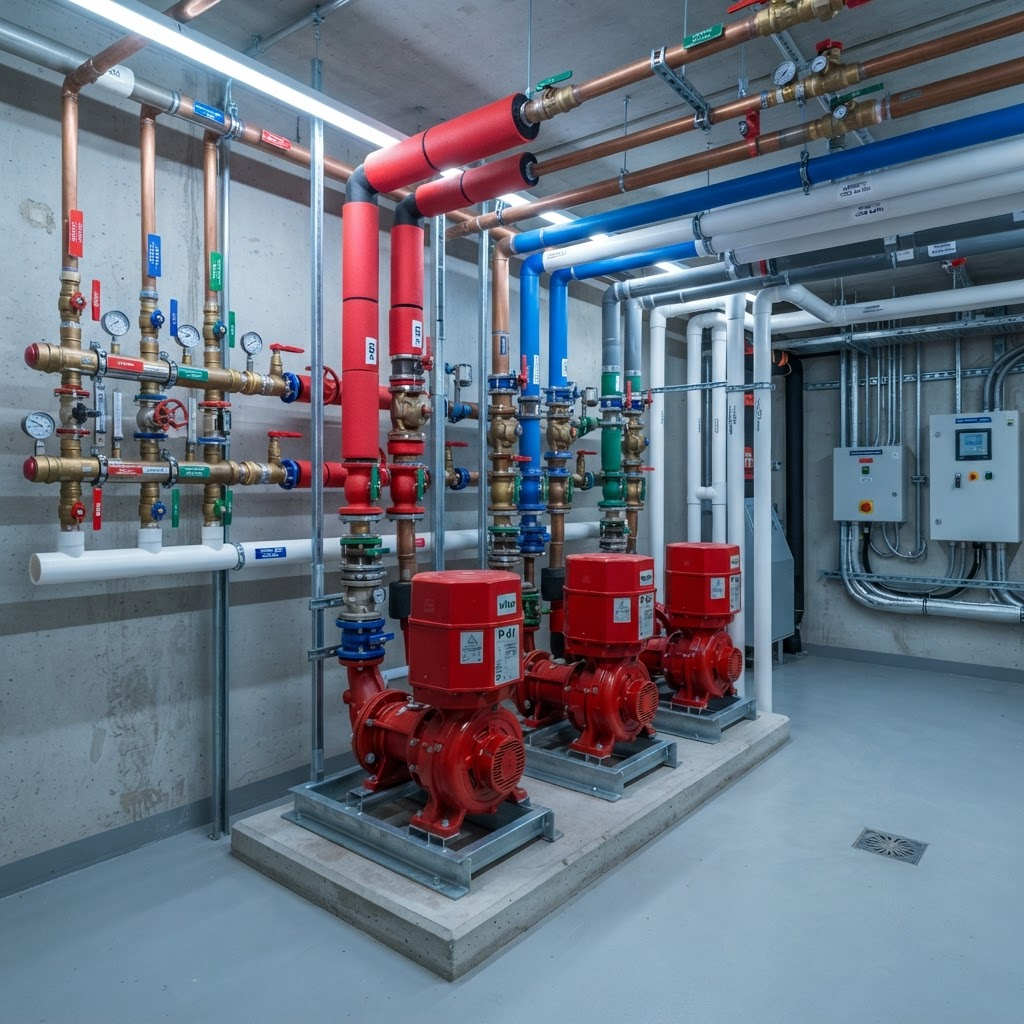 Plumbing engineering installation